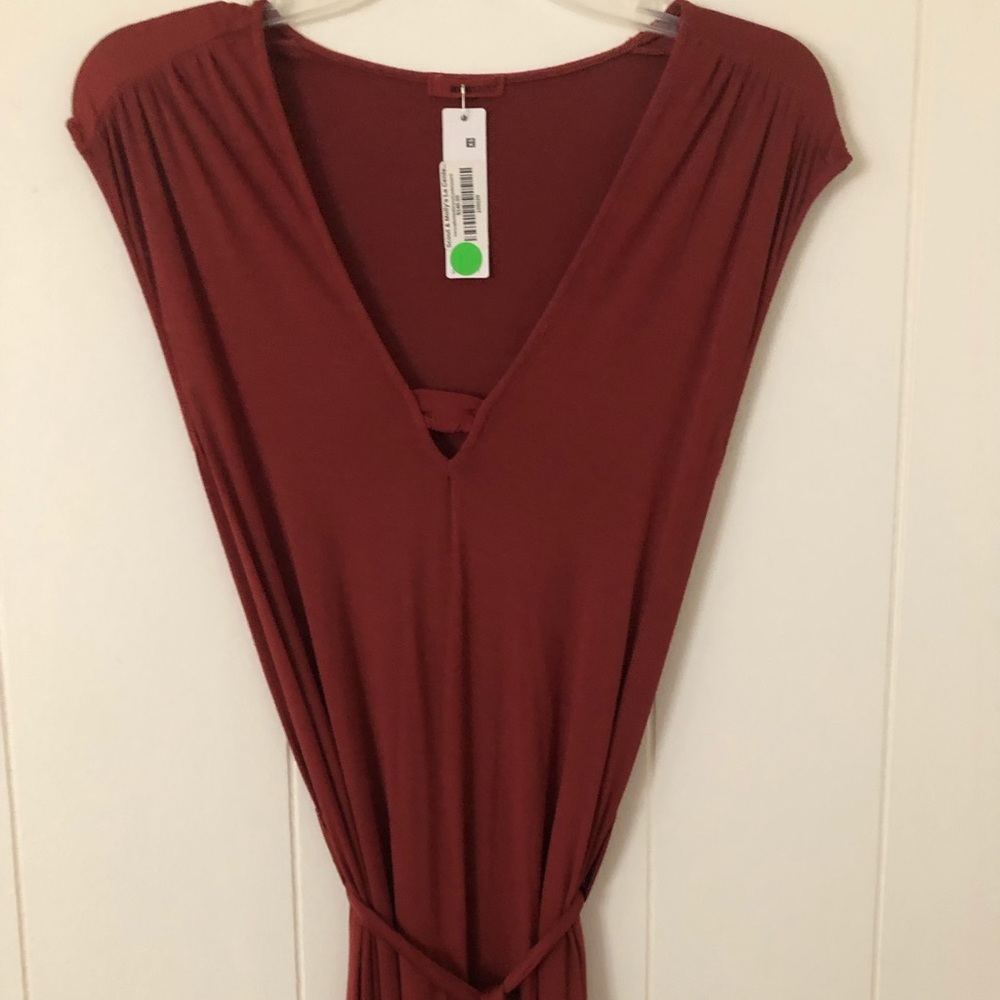 LA made dress burnt Orange